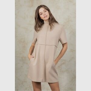 Elegant Tan Women's Dress